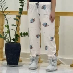 شلوار راحتی نخی زنانه کد ۱۵۵۴۰