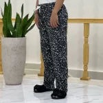 شلوار راحتی نخی زنانه کد ۱۵۵۶۶