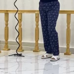 شلوار راحتی نخی زنانه کد ۱۵۵۷1